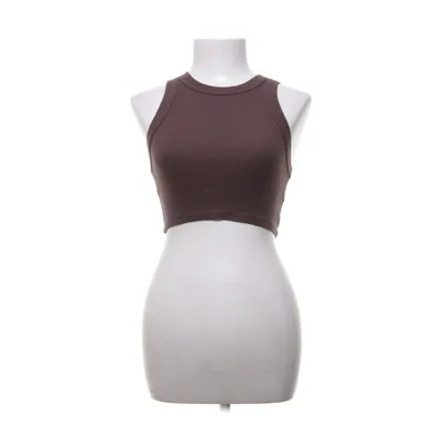 Tanktop  (Brun) fra Princess Polly Økologisk bomuld, Elastan