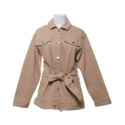 Jeansjacka (Beige) från Lindex Bomull, Elastan