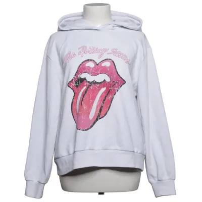 Huvtröja (Vit) från The Rolling Stones Ekologisk bomull