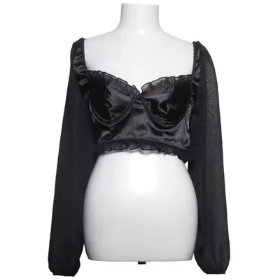 Crop top (Black) from NLY Lingerie Elastane, Polyester