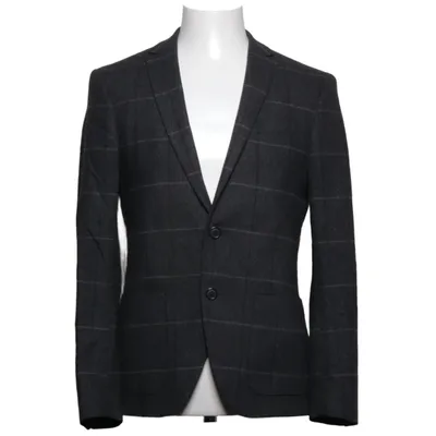 Blazer (Grijs) van Bertoni Polyester, Wol