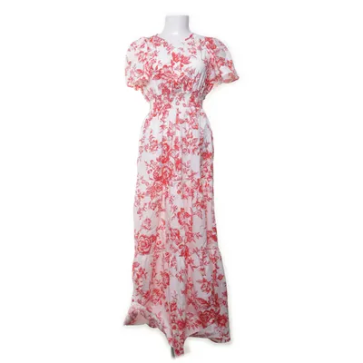 Maxi dress (White, Red) from Chicwish Cotton