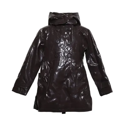 Regenmantel (Braun) von Orchestra Polyester, Polyurethan