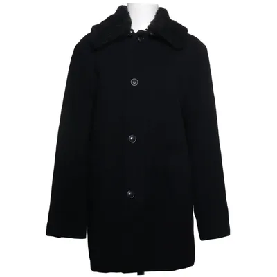 Manteau d'hiver (Noir) de T by Alexander Wang Cupro, Laine