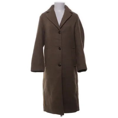 Frakke (Beige) fra H&M Polyester, Viscose, Uld