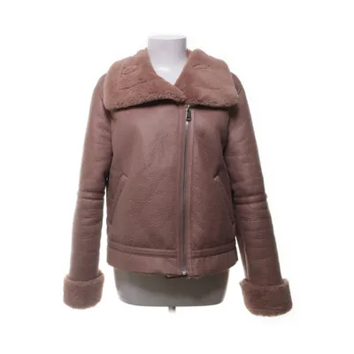 Shearling jas (Bruin) van Zara Trafaluc Outerwear Collection Imitatiebont