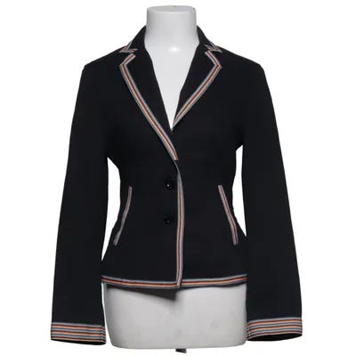 Blazer (Black) from Moschino Jeans Cotton, Elastane