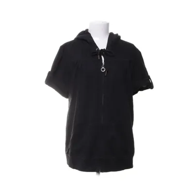Korte mouwen capuchon sweater (Zwart) van Isolde Katoen