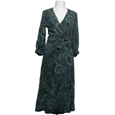 Robe portefeuille (Vert, Blanc, Multicolore) de Indiska Polyester, Viscose