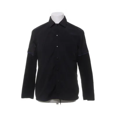 Overshirt (Black) from Zara Man Polyester, Viscose, Polyamide, Elastane