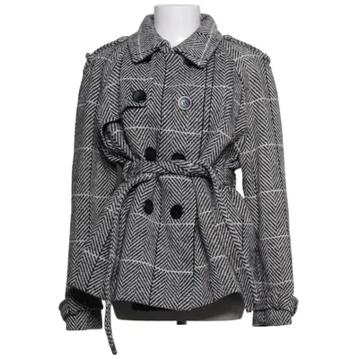 Coat (Black, White) from Montego Acrylic, Polyamide, Polyester, Viscose, Wool