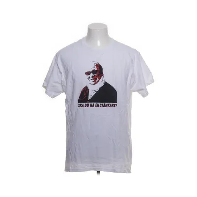 T-shirt (Vit, Svart, Röd) från Gildan Bomull