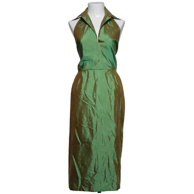 Halternek jurk (Groen) van MaxMara Zijde