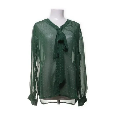 Knytblus (Grön) från Frk. Polyester