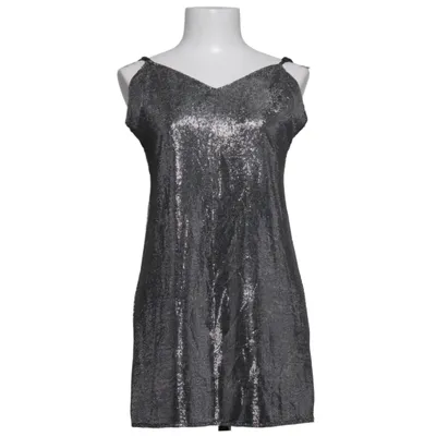 Jurk (Zilver, Zwart) van J&W Elastaan, Polyester
