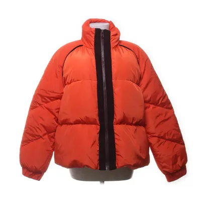 Donsjack (Oranje, Zwart) van Ganni Polyester, Wol, Dons