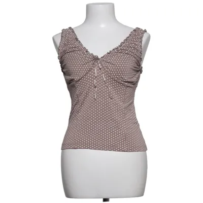 Tank Top (Brown) from Mundo Mix Cotton, Polyester