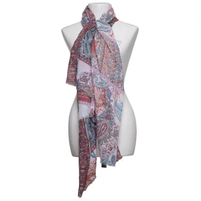 Châle (Rouge, Bleu, Multicolore) de Details Polyester