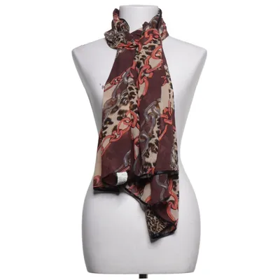 Châle (Marron, Multicolore) de Maya Polyester