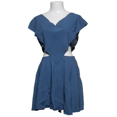 Robe (Bleu) de Handmade Viscose, Soie