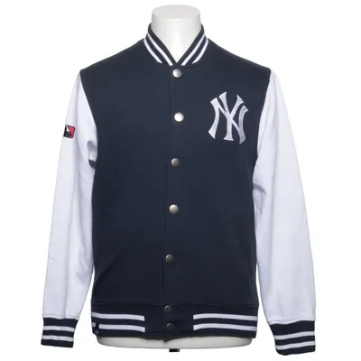 Collegejacka (Blå, Vit) från Majestic Athletic Bomull, Polyester