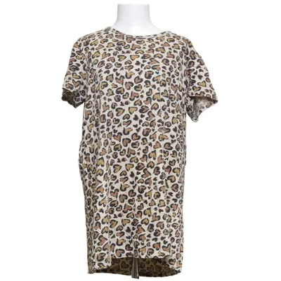 T-shirt (Beige, Brown, Black) from Trofé Cotton
