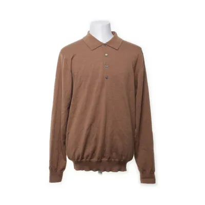 Rugby shirt (Brown) from John Henric Merino wool