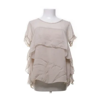 Top (Beige) from J&L Paris Elastane, Silk, Viscose