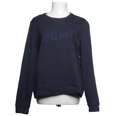 Sweatshirt (Bleu) de GANT Coton, Fibre métallique