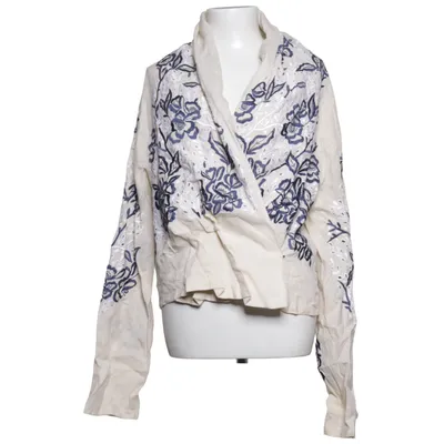 Bluse (Beige, Blå, Hvid) fra Chan Luu