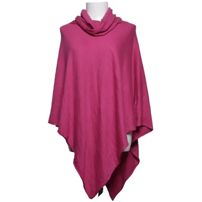 Poncho (Pink) from Hampton Republic Cashmere, Polyamide, Viscose, Wool