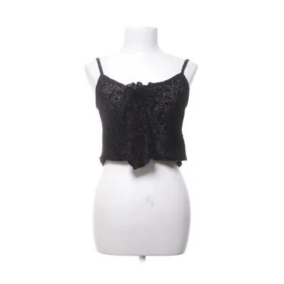 Crop top (Sort) fra Killstar Elastan, Nylon, Polyester