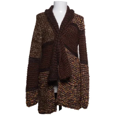 Cardigan (Brun, Flerfarvet) fra Desigual Bomuld, Metallfiber, Polyamid, Viscose