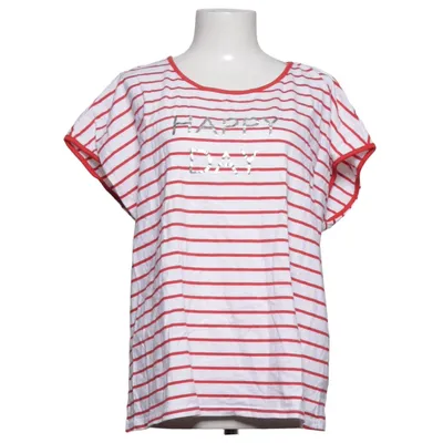 T-shirt (Rot, Weiß) von Sheego Baumwolle