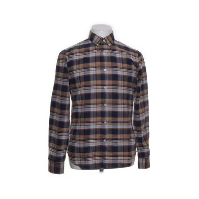 Buttondown-skjorta (Blå, Brun, Vit) från Velour by Nostalgi Bomull