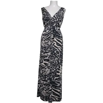 Maxi jurk (Zwart, Wit) van Alice by Belle Shoes Elastaan, Polyester