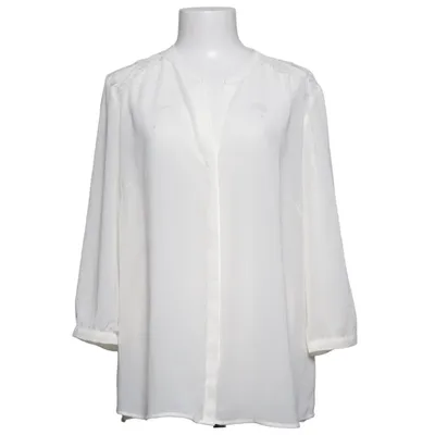 Blouse (White) from H&M+ Polyamide, Polyester