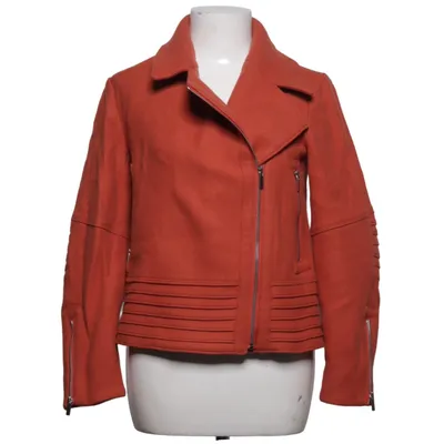 Bikerjacka (Orange) från Derek Lam 10 Crosby Ull, Kashmir