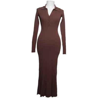 Robe longue (Marron) de Adoore Polyamide, Viscose