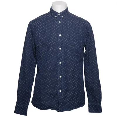 Button down shirt (COLIN INDIGO DIAMOND) from WHYRED Cotton