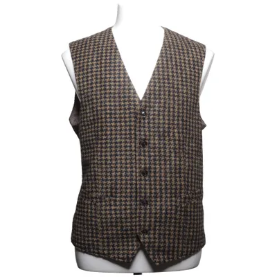 Kostymväst (Brun, Svart) från Carl Gross Akryl, Polyester, Ull