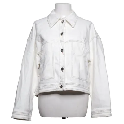 Jacke (Weiß) von Clara Himmel Elasthan, Bio-Baumwolle