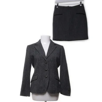 Mantelpak (Grijs, Zwart) van Newhouse Wol, Viscose