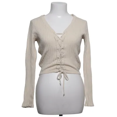 Cardigan (White) from FB Sister Knitwear Cotton, Polyamide, Viscose