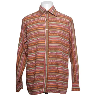 Shirt (Brown, Multicolored) from Globe Trotter Cotton, Polyester