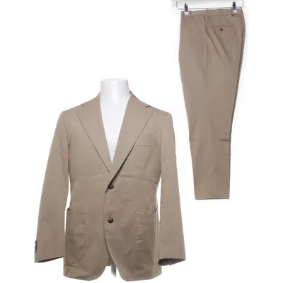 Kostym (Beige) från Blugiallo Bomull, Elastan, Viskos
