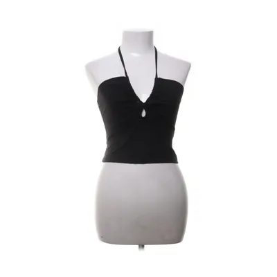 Halterneck top (Sort) fra Weekday Bomuld, Elastan