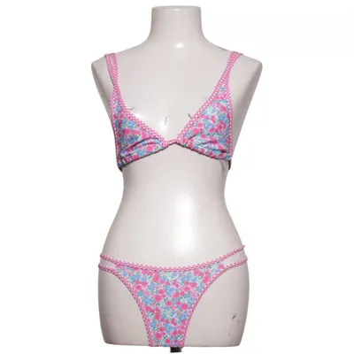 Bikini (Pink, Blå, Flerfarvet) Elastan, Polyester