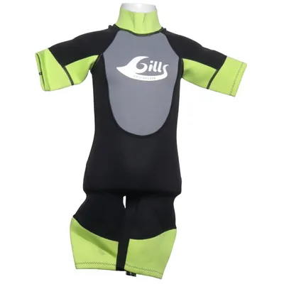 Wetsuit (Black, Yellow) from Gills Nylon