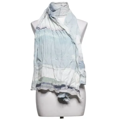 Shawl (Blue, Gray, White) from Dagmar Viscose